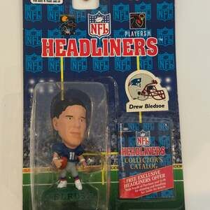 1996 Headliners NFL collectible Player, Drew Bledsoe, new in original package